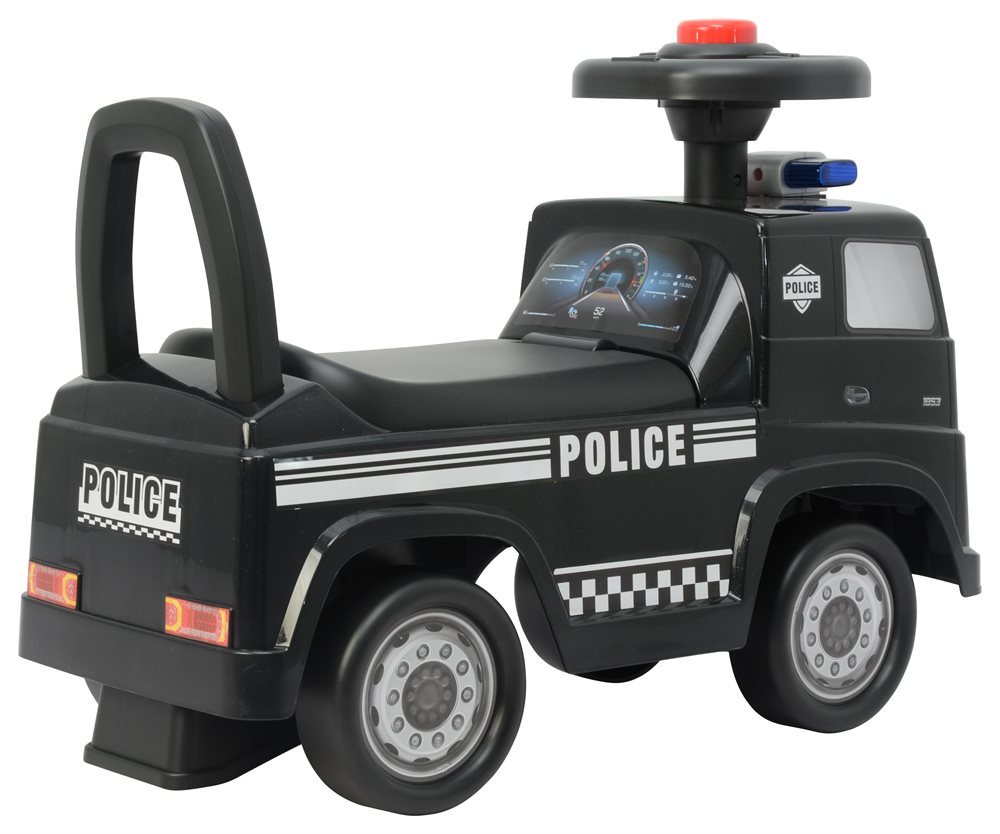 Gående bil Mercedes Politibil