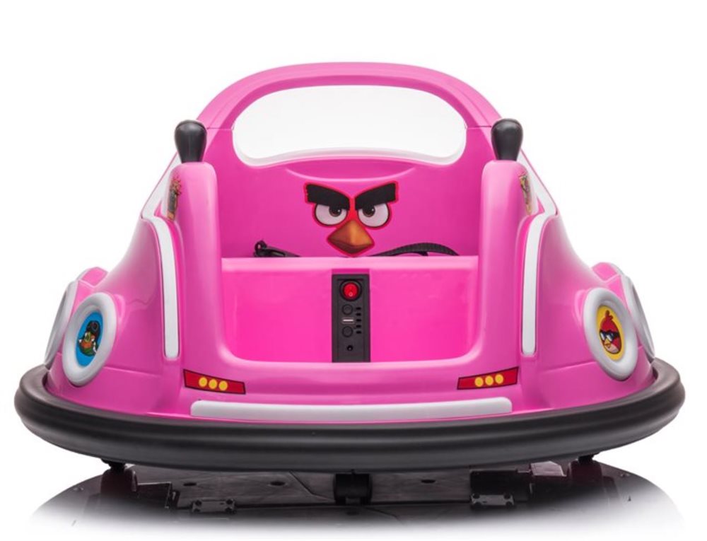 Elbil til børn Angry Birds Bumper Bil Pink