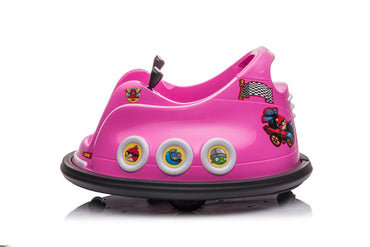 Elbil til børn Angry Birds Bumper Bil Pink