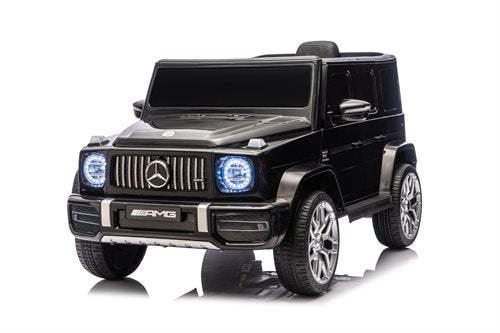 Elbil til børn Mercedes AMG G63 2x12V Sort (Bløde EVA-dæk)