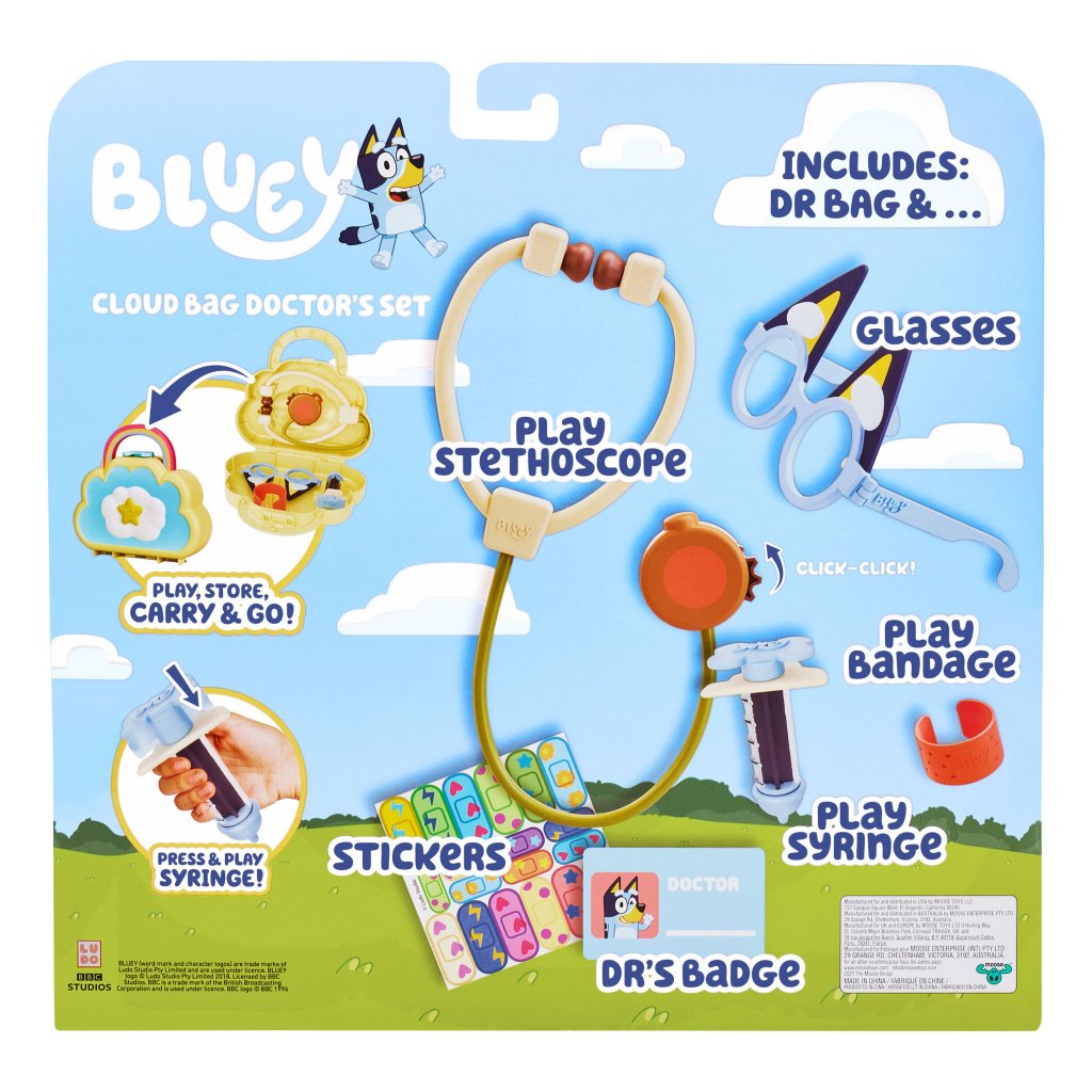 BLUEY Lægens taske
