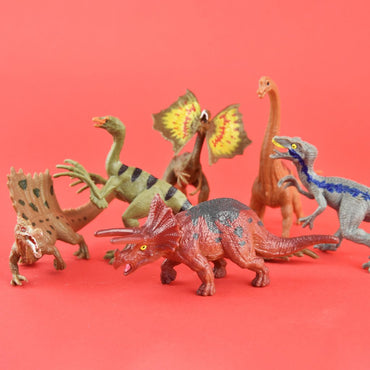 Sæt med dinosaurer - 6 stk.