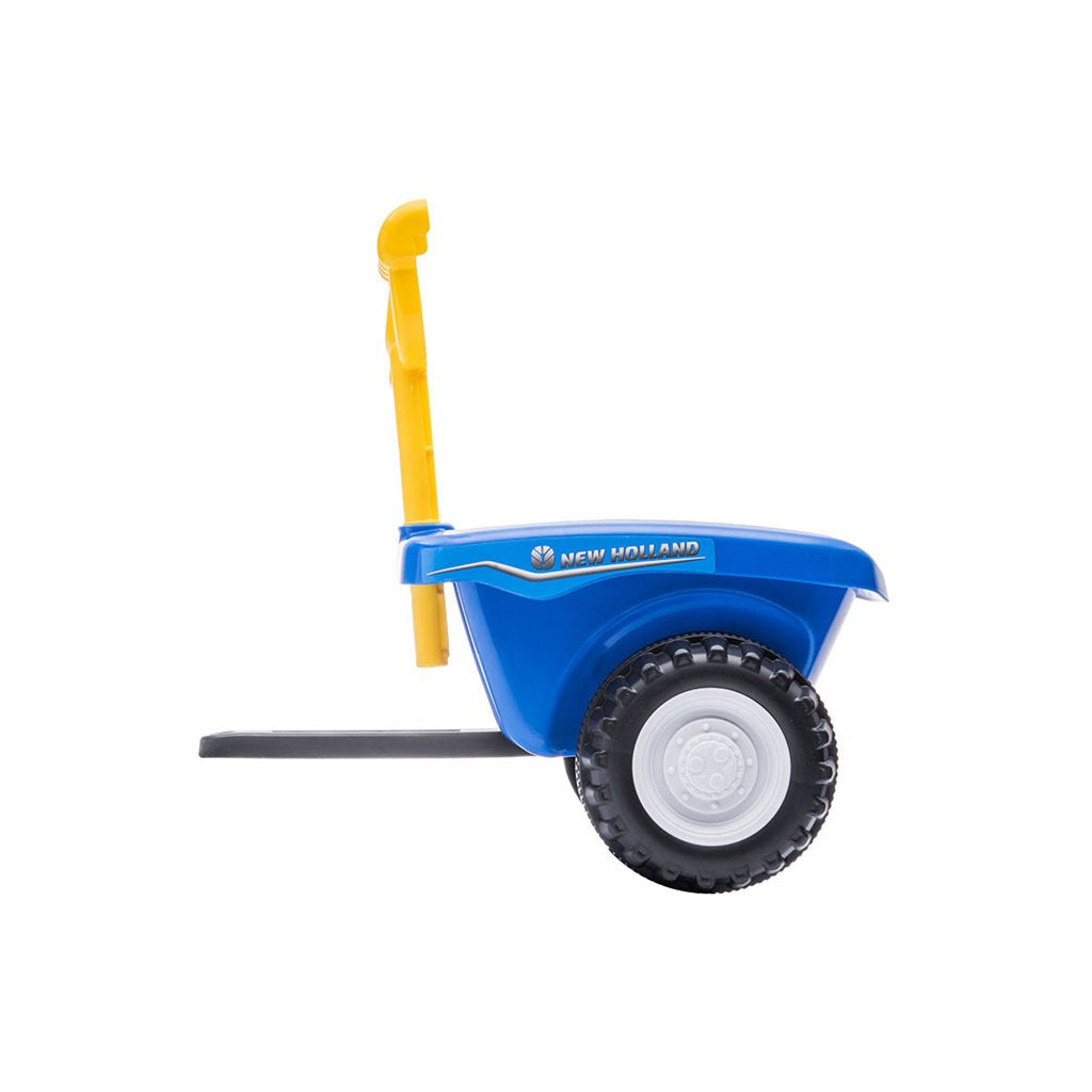 Gåbil New Holland traktor med anhænger