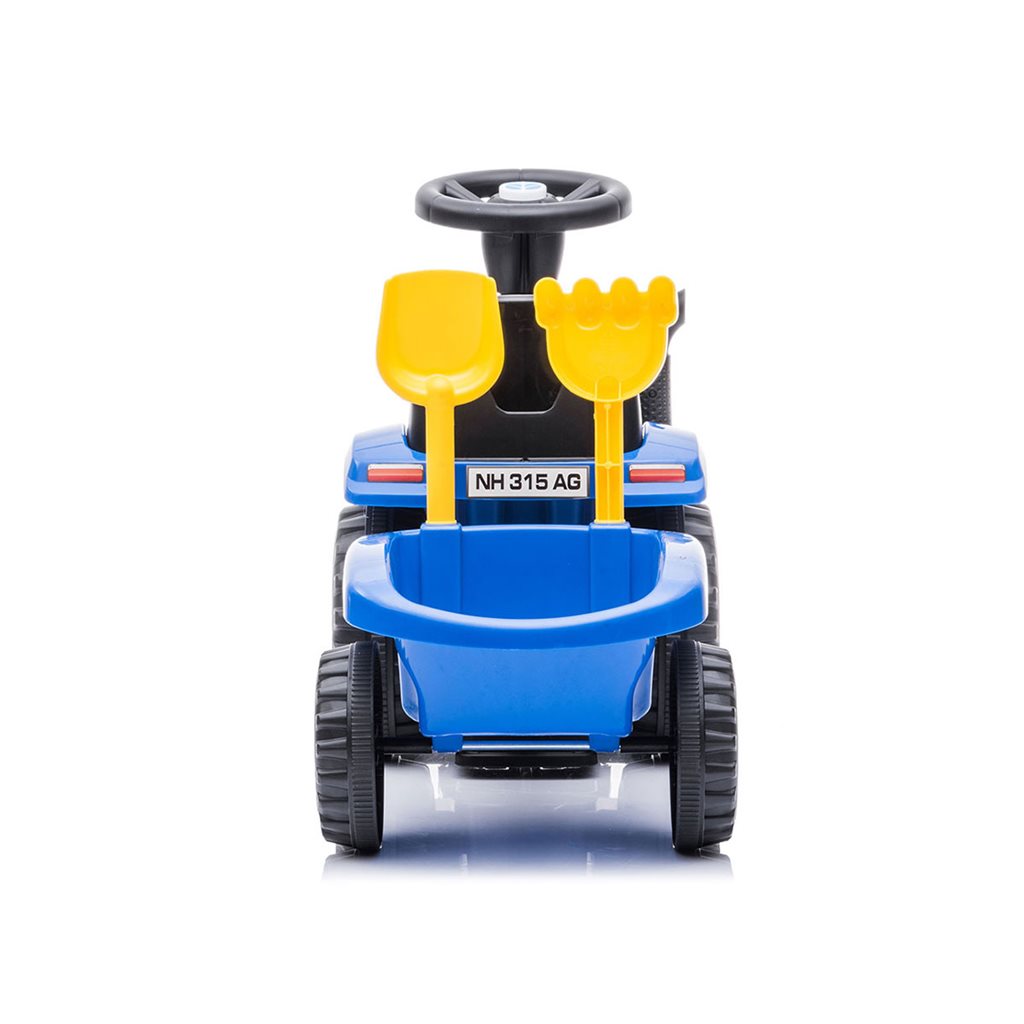 Gåbil New Holland traktor med anhænger