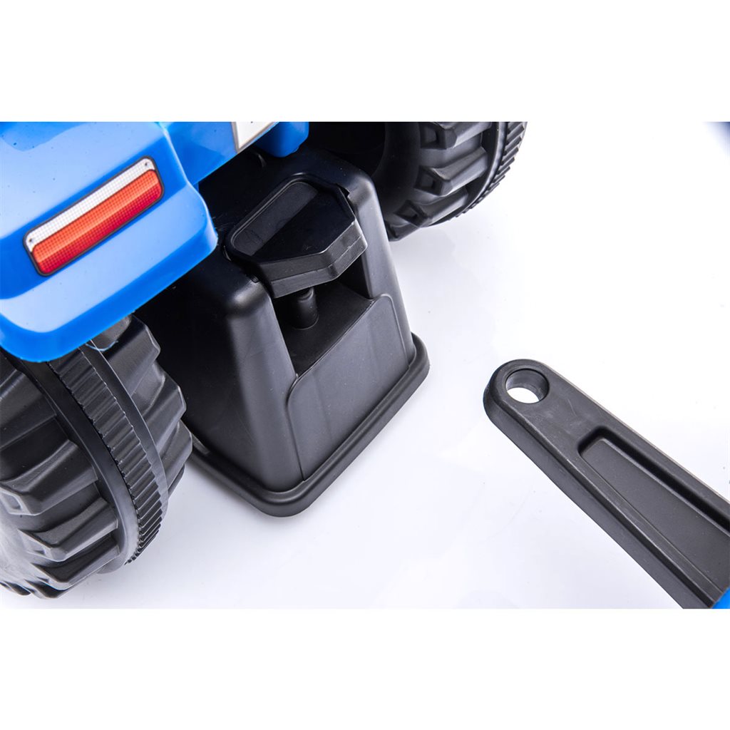 Gåbil New Holland traktor med anhænger