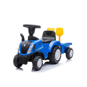 Gåbil New Holland traktor med anhænger