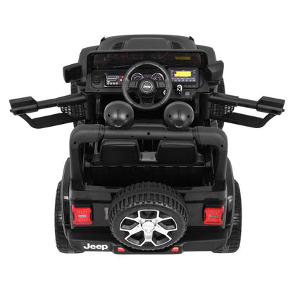 Elbil til børn Jeep Wrangler Rubicon 4x12V Sort