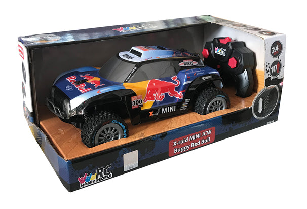 RC REDBULL X-RAID MINI JCW BUGGY RADIOSTEYRET 30 CM