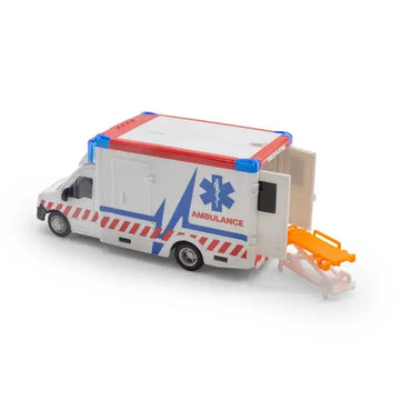 Ambulance med båre - Burago Municipal Vehicles