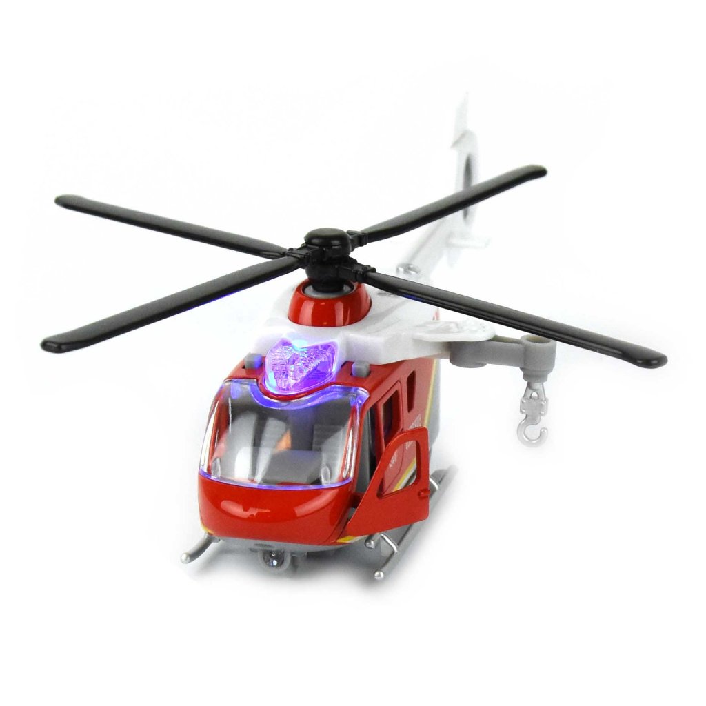 Helikopter med lys og lyd - 6 varianter