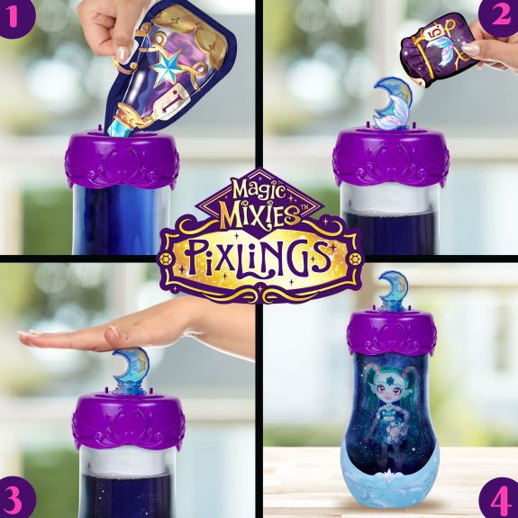 Magic Mixies Glitrende Pixling-dukke Marena