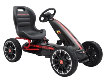 Pedalbil Abarth gokart sort