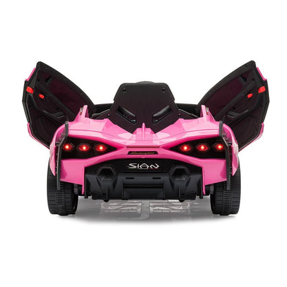 Elbil Børn Lamborghini Sian 12V Pink