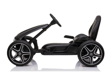 Pedalbil Mercedes Benz gokart sort
