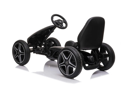 Pedalbil Mercedes Benz gokart sort