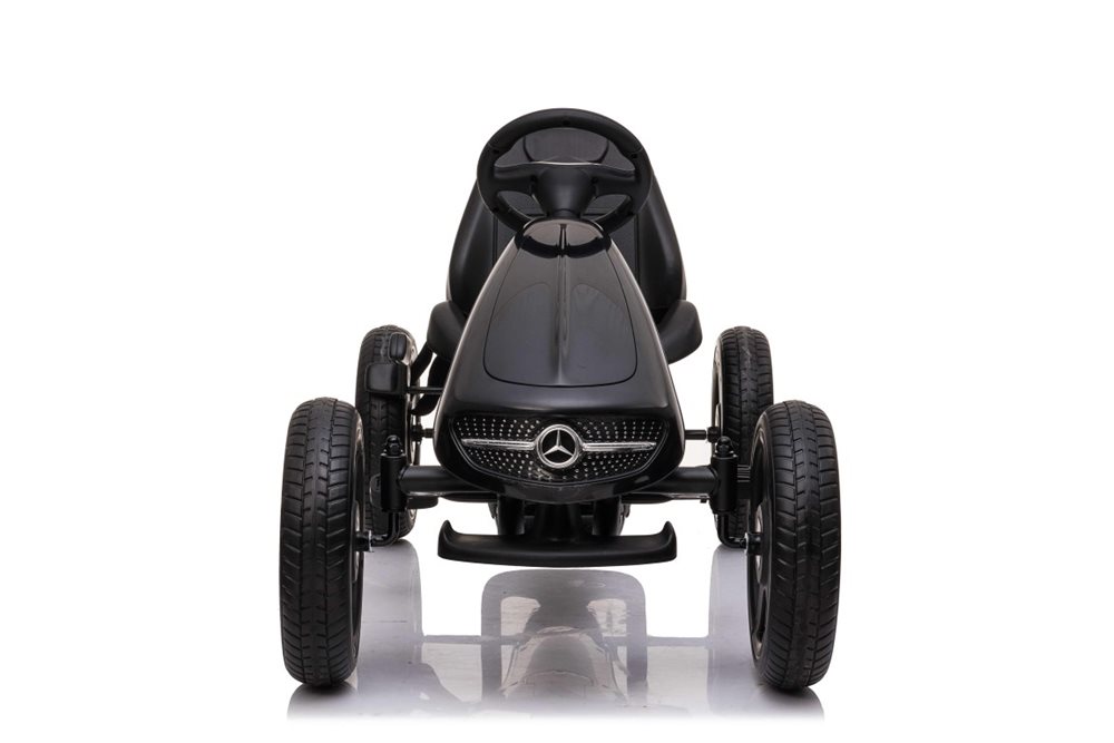 Pedalbil Mercedes Benz gokart sort