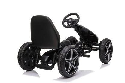 Pedalbil Mercedes Benz gokart sort
