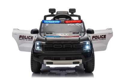 Elbil til børn Ford Ranger Politi med lædersæder