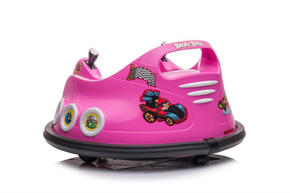 Elbil til børn Angry Birds Bumper Bil Pink