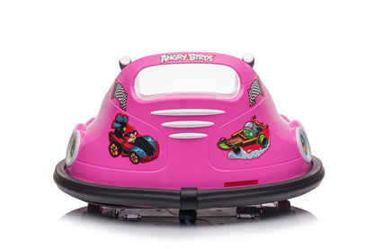 Elbil til børn Angry Birds Bumper Bil Pink
