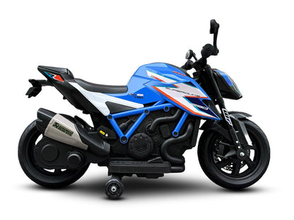 Elmotorcykel børn KTM SX-E 5 2x12V Blå