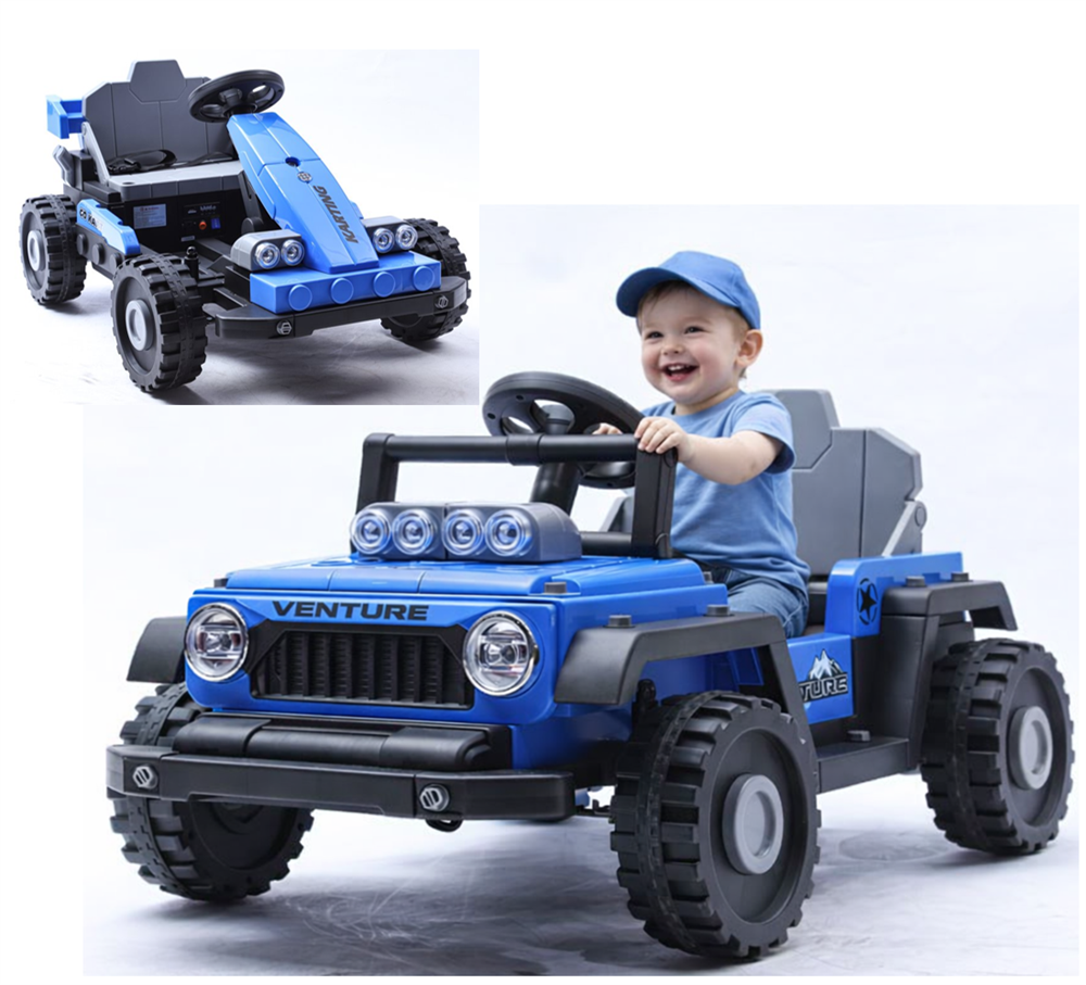 Elbil barn Azeno Transformers 24V – Byg 2 modeller (Jeep)
