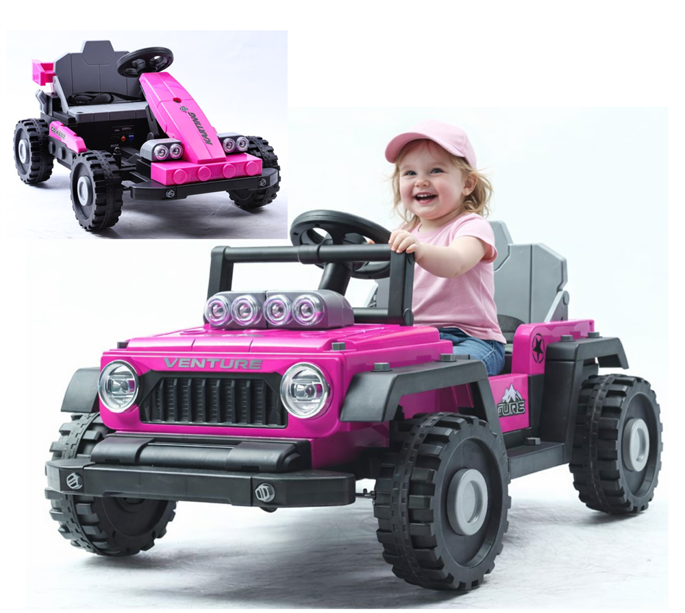 Elbil til børn Azeno Transformers 24V – Byg 2 modeller (F1)