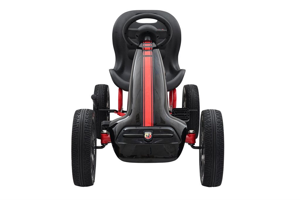 Pedalbil Abarth gokart sort
