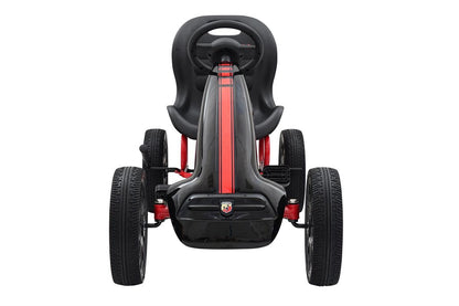 Pedalbil Abarth gokart sort