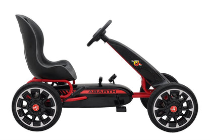 Pedalbil Abarth gokart sort