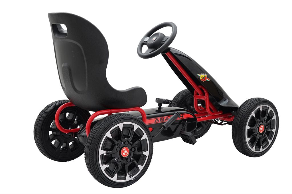 Pedalbil Abarth gokart sort
