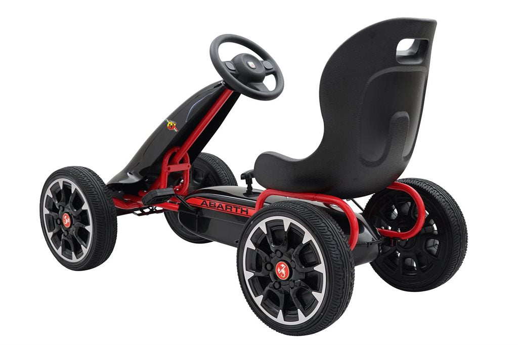 Pedalbil Abarth gokart sort