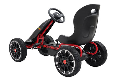 Pedalbil Abarth gokart sort