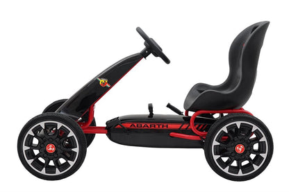 Pedalbil Abarth gokart sort