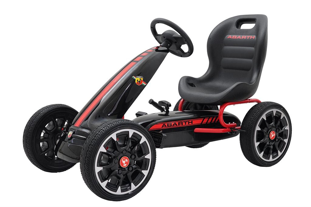 Pedalbil Abarth gokart sort