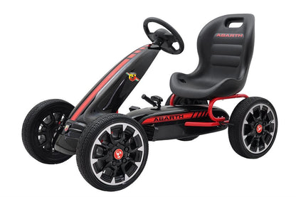 Pedalbil Abarth gokart sort