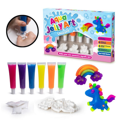 Aqua Jelly Art håndværkssæt Enhjørning