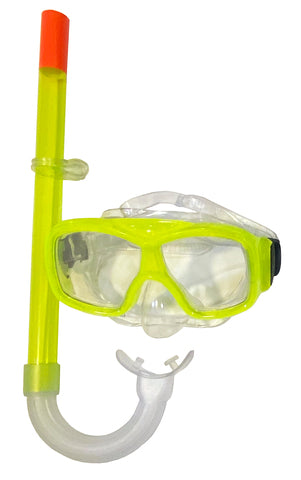 Dykkebriller og snorkel - Sæt - 3 forskellige farver