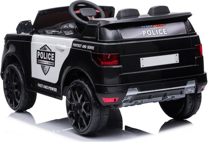 Elbil Børn Azeno Police SUV sort