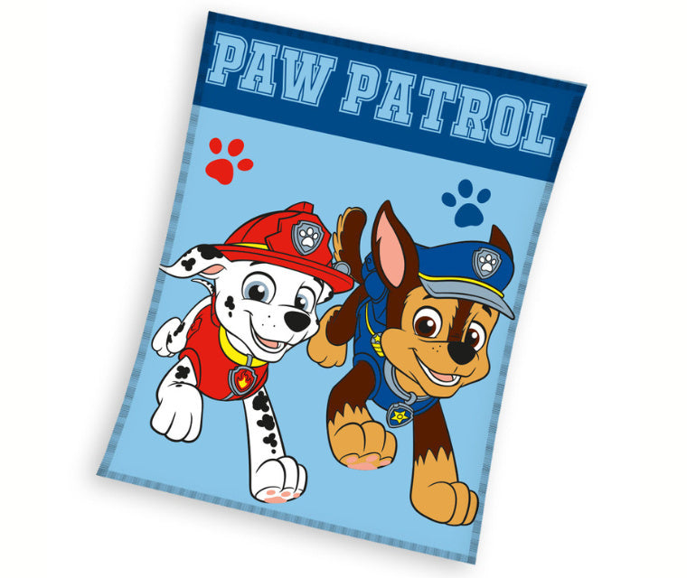 PAW Patrol Chase & Marshall filt pläd 130x170 cm