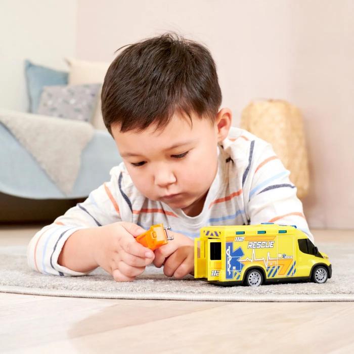 Legetøjs ambulance med lyd og lys - Iveco Daily Ambulance