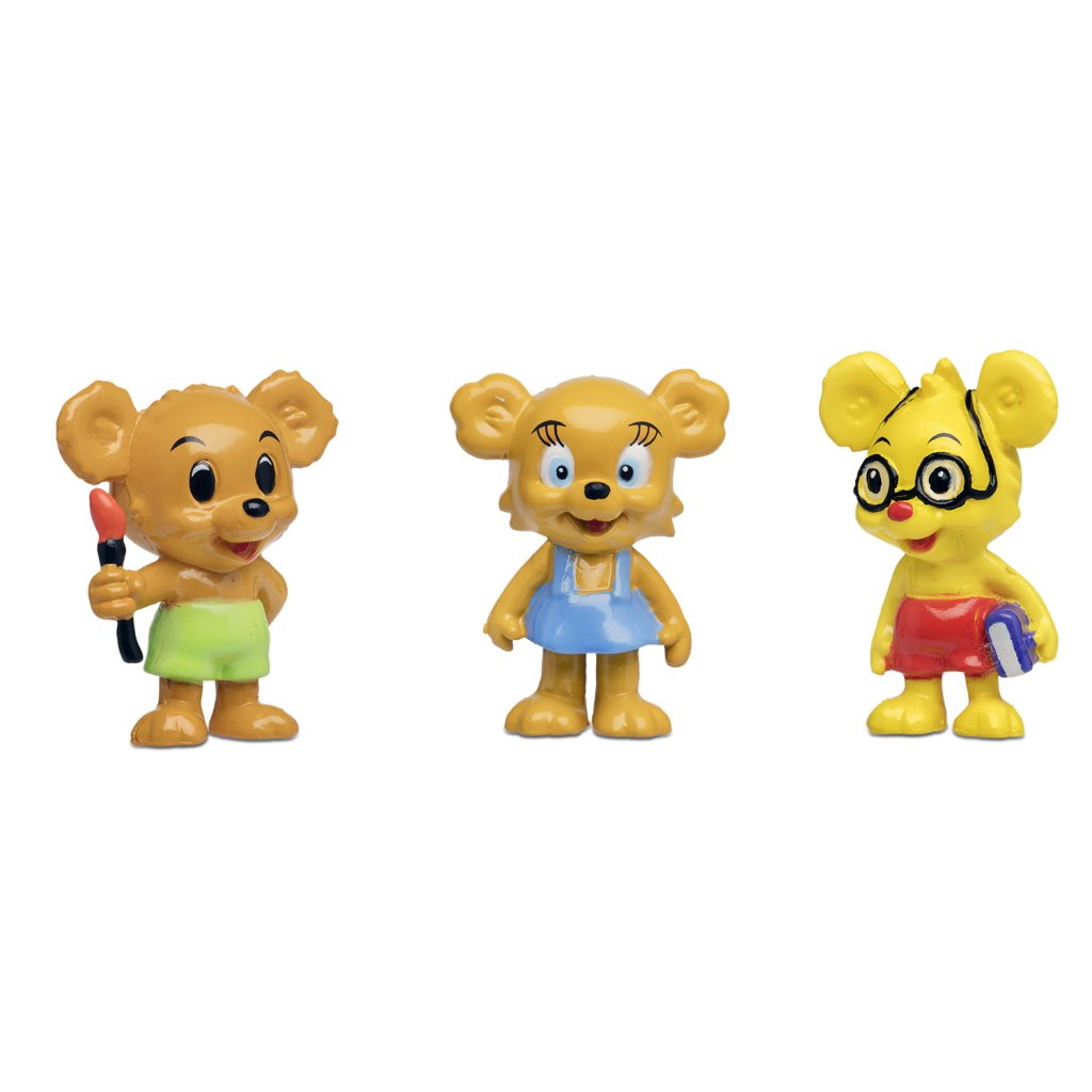 NALLE-MAJA, BRUM & TEDDY FIGURSET