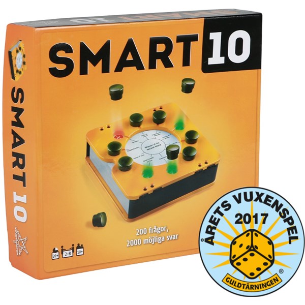 Smart 10 Sällskapsspel Frågequiz |Prisgaranti| KidsDreamStore.se