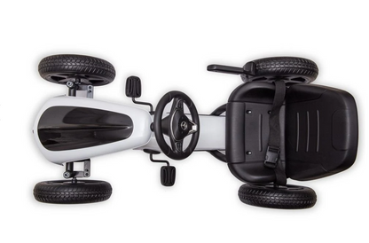 Trampolin Mercedes Benz gokart hvid