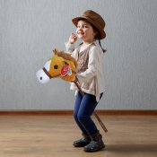 Hobby Horse med lyd, ca. 78 cm
