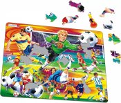 Puzzle Fodbold, kunst, 65 bit