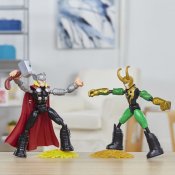 Marvel Avengers Bend And Flex Thor vs Loki legetøjsfigurer 15 cm