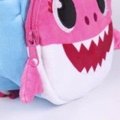 Baby Shark 3D rygsæk lyserød