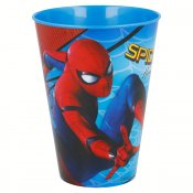 Spiderman plast glas, 430 ml