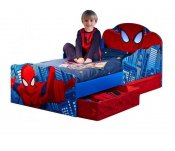 Spiderman seng med opbevaring
